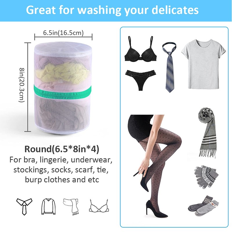 Bra Wash Bags, GOGOODA 4 Pack Underwear Laundry Mesh Bags