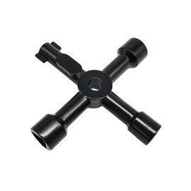 4-way control cabinet key, square key, 6/8 mm tap, 4-sided key triangle, triangular key for barrier posts, elevator key, universal key, square triangular for gas meter box