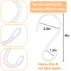 DINGEE 12 Pack 6 Inch S Hooks,Large S Hook Vinyl