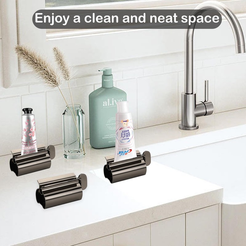 UDQYQ Tube Squeezer, Tube Press, Pack of 3, Toothpaste Squeezer,