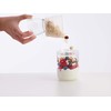 Lekue Jar to Go 2 Piece Travel Jar/Container 14 oz,