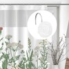 Sunlit Boho Knots Shower Curtain Hooks, Home Decorative White Shower