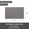 ME.FAN Silicone Placemats [17.7''x12.6''] Heat-Resistant Thicken Non-Slip Tablemats Non-Skid Table