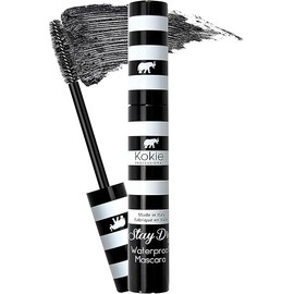 Kokie Cosmetics Stay Dry Waterproof Mascara, Waterproof Black, 0.32 Ounce