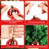 KATELUO Hooks for Christmas Baubles, Christmas Tree Baubles Hooks, 100
