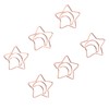 100pcs Star Moon Paper Clips Prevent Rust Skid Resistance Cute