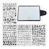 Finger Angel Placas Estampadoras 4pcs Nail Art Con Organizador Xl11-14