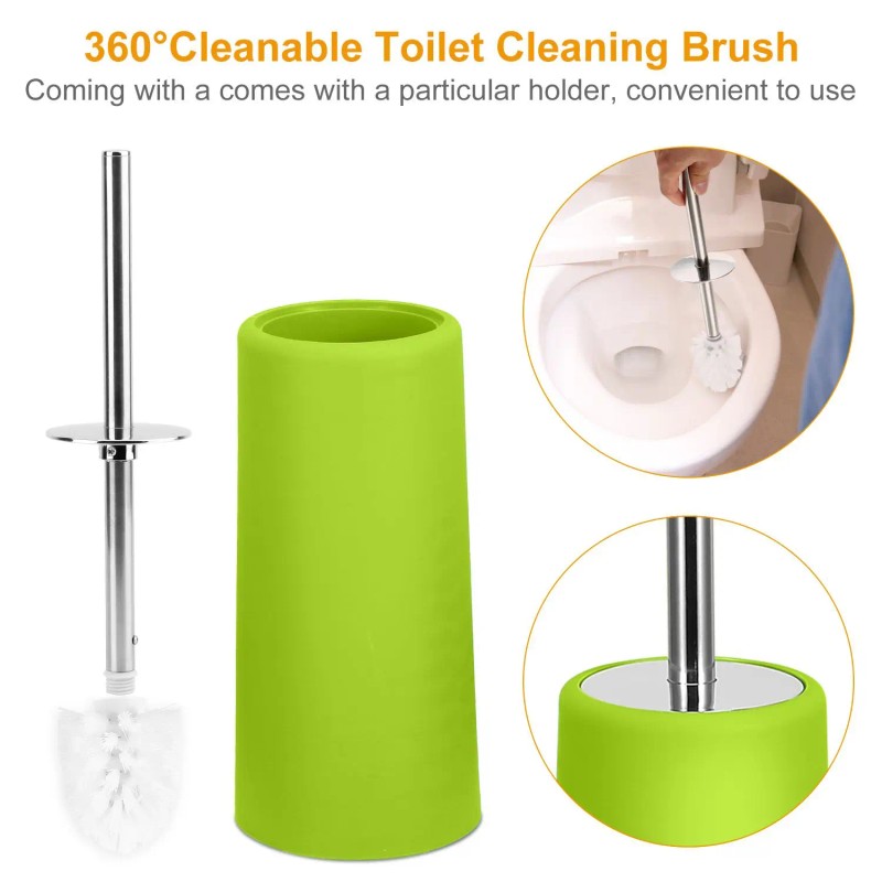 Complete 6-Piece Bathroom Ensemble with Soap Dispenser and Toothbrush Holder