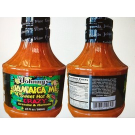 Johnny's Jamaica Me Sweet, Hot and Crazy Marinade Dressing (2 pack)