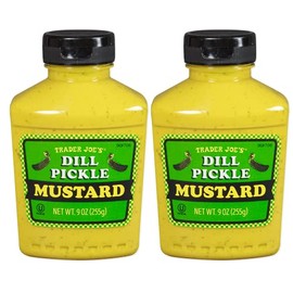 Trader Joe's Dill Pickle Mustard, 9 oz (Pack of 2)