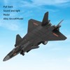 Metal Plane Model Crafted with Stand Accessories Decorative Alloy Metal