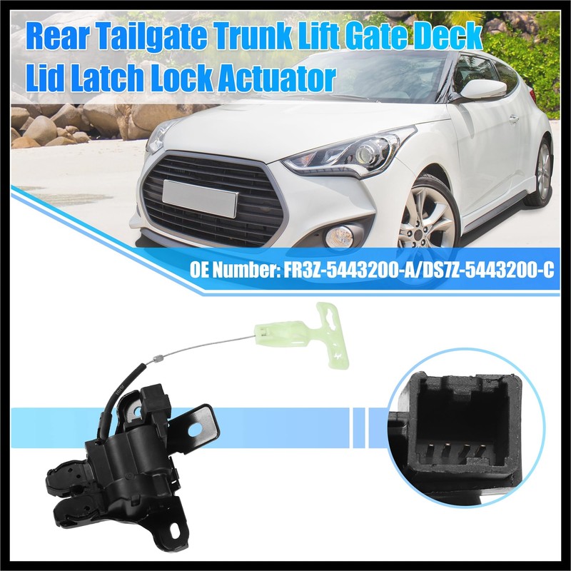 Hihaha No.FR3Z5443200A Rear Tailgate Trunk Lift Gate Latch Lock Actuator