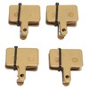 4 Pair Bike Brake Pads with Installation Tools Metal Reliable