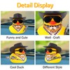 wonuu Car Rubber Duck Ornament Cool Car Accessories Duck Car
