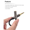 Headphone Splitter 3.5mm Male to Female Audio Splitter Extension Cable