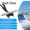 VEITHI Boat Cleats Dock Cleats 8 inch 316 Stainless Steel,
