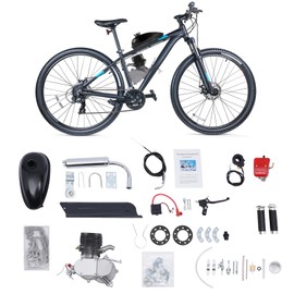 OCASAMI 100cc 2 Stroke Bike Engine Kit Bicycle Motor Kit 36 Tooth Sprocket Gasoline Motorized Bike Motor Kit for 26" 28" Bicycle