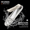 MR.GREEN Cortauñas Anti Salpicaduras Cortador de Uñas de Acero Inoxidable