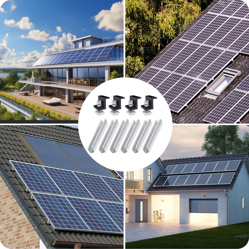 FungLam Mounting Solar Panel 30 mm, Solar Panel Bracket Flat