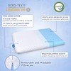 SofGlowly Ultra Thin Flat Pillows for Sleeping, Cooling Memory Foam
