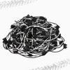 Partsam Double Male Bullet Plugs 2 Prong Continuous Wire Harness