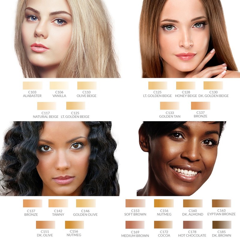 Dinair Airbrush Makeup Foundation | Golden Tan | Colair Radiance