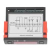 Temperature Controller Fahrenheit Celsius Switchable Digital Display NTC Sensor Thermostat