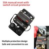 ZOOKOTO 12-48V DC 50A Surface Mount Circuit Breaker with Manual