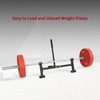 Heavy Duty Deadlift Barbell Jack: Weight Lifting Olympic Barbell Changing