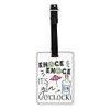 Gift Base Knock Knock It's Gin O'Clock Visual Luggage Tag