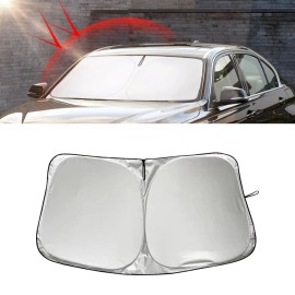 CHUSYYRAY Foldable Car Front Rear Window Windshield Sun Shade Shield Cover Visor UV Block
