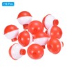 PATIKIL 25mm Fishing Bobber 16pcs Hard ABS Push Button Round