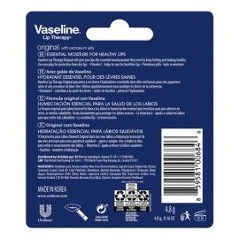 Bálsamo Labial Vaseline Original en Barra para Labios Secos