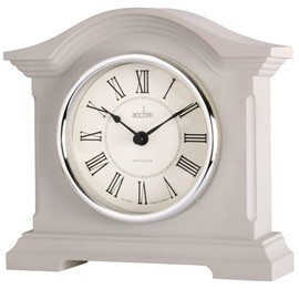 Acctim 33796 Cliffburn Mantel Clock in Taupe