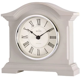 Acctim 33796 Cliffburn Mantel Clock in Taupe