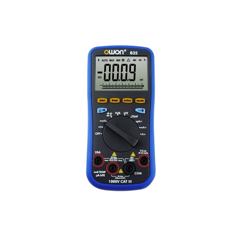OWON B35T T-RMS Digital Multimeter With Temperature Meter Bluetooth Android