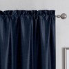 Chyhomenyc Uptown - Cortinas de cocina azul marino de 45