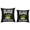 Carnivorous Plant Terrarium Seeds Live Carnivorous Flower Throw Pillow