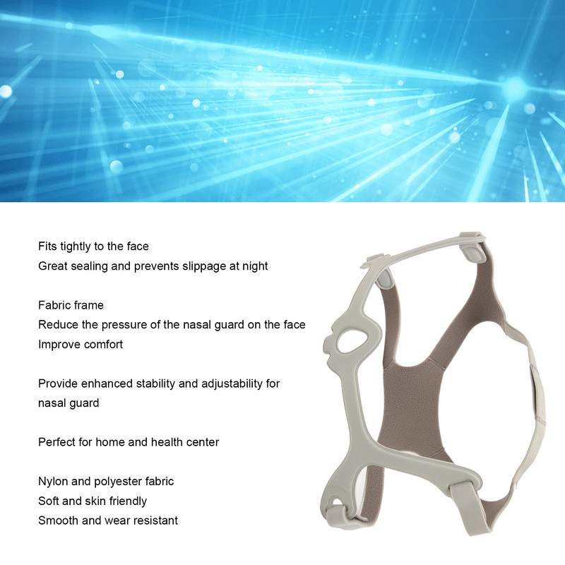 Flexible Headgear and Fabric Frame Breathing Machine Replacement Accessory Fit