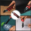 HAUTMEC 25mm Extra Heavy-Duty Utility Knife with 10pcs Blade set,