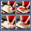 4 PCS Food Grade Cutting Boards Stainless Steel Chopping Boards