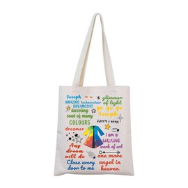 Joseph & The Amazing Technicolour Dreamcoat Tote Bag Joseph Musical Theatre Tote Joseph Musical Merch Joseph Quote (Joseph Tote)