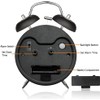Loud Alarm Clock for Heavy Sleepers Adults, Metal 4 Inches