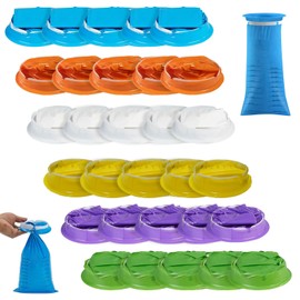 Pack of 50 Burp Bags with Mouthpiece on the Go 1000 ml Breaking Bag Poop Bag Collection Bag Disposable Bags for Car Travel Travel Sickness Morning Sickness