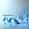 Blue 30cm Soft Flexible Ruler Multicolor Measure Straight Rulers Office