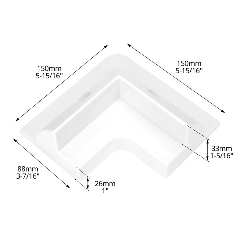 QWORK® Solar Panel Mounting Brackets, Drill-Free Solar Panel Bracket for