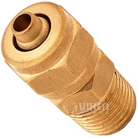 Vixen Horns 1/8" NPT (Male) Compression Fitting for 1/4" OD Tubes for Train/Air Horn Tanks (2-Pack) VXA7018-2