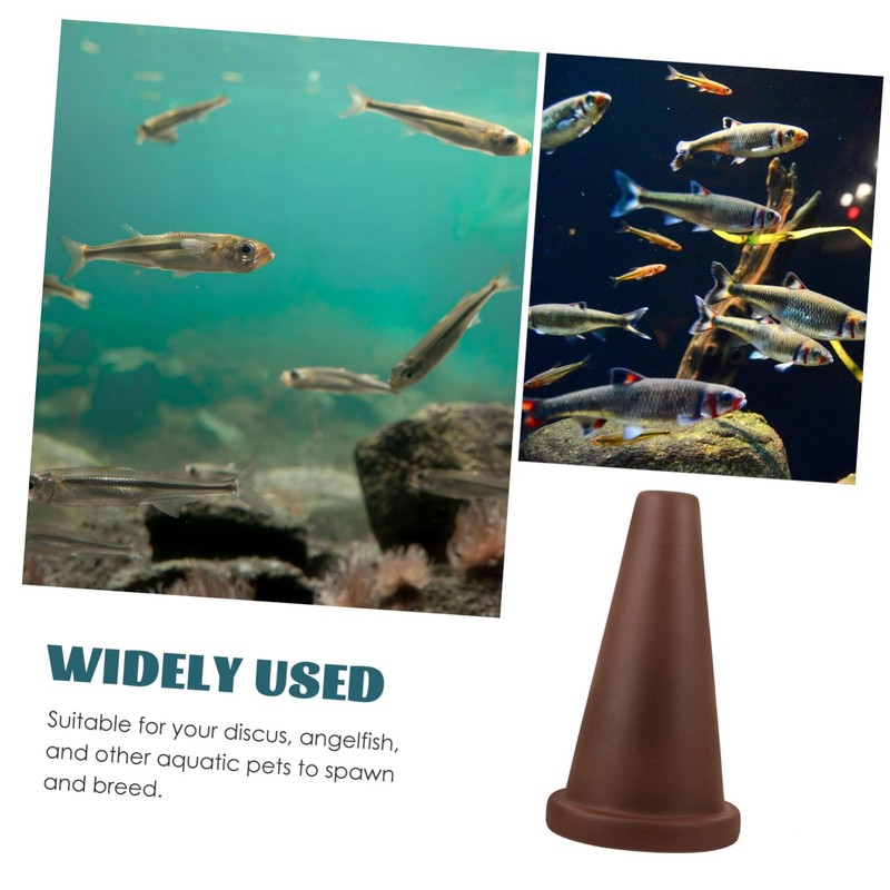 Mipcase Fish Spawning Cone Pottery Breeding Bucket for Aquarium for