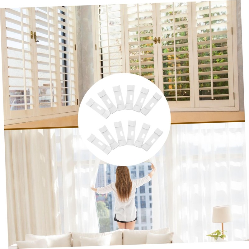 Operitacx Window Blinds Accessories Blind Valance Replacement Clips Easy to