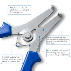 14 Pcs Miter Spring Clamps Kit for Woodworking (13 calmps/1Plier)